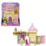 Disney Princess Minis Castillo de Bella Casa de muñecas apilable con figura