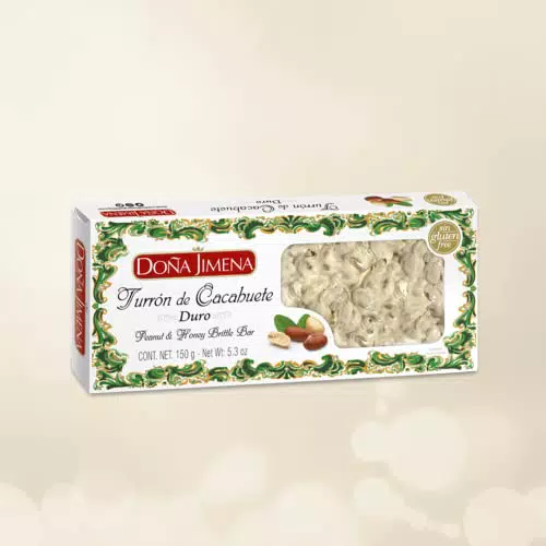 Doña Jimena - Turrón de Cacahuete Elaborado com Cacahuete y Miel