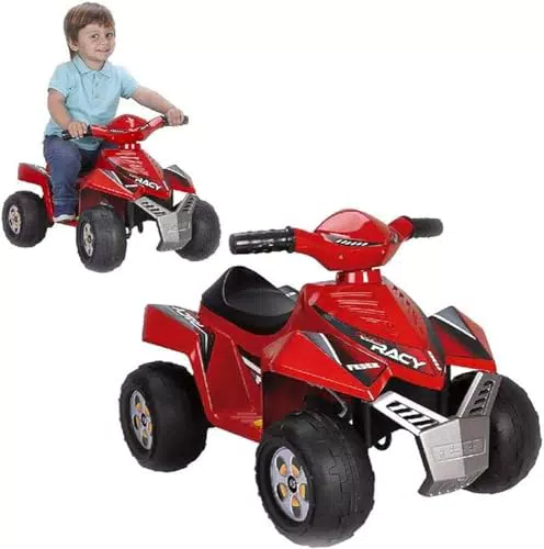 FEBER - Quad Racy 6V, coche eléctrico para niños de 18 meses a 3 años