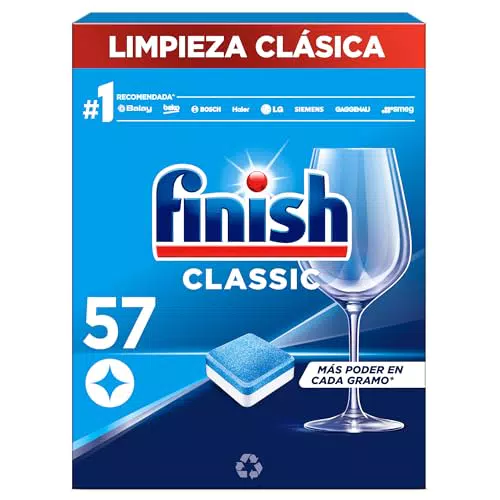 Finish Classic - Pastillas para el Lavavajillas, limpieza clásica