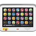 Fisher-Price Ríe y Aprende Mi primera tablet, juguete electrónico educativo con luces y sonidos para bebé +1 año