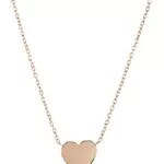 Fossil Collar Para Mujer Vintage Iconic, 40.6 Cm + 5.1 Cm / W:10mm Collar De Acero Inoxidable Rosa Dorado