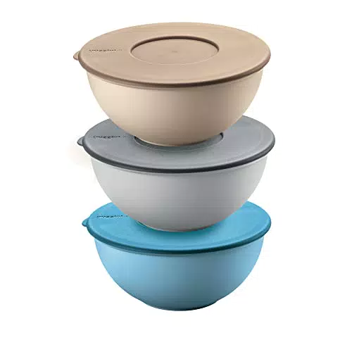 Fratelli Guzzini Juego de 3 recipientes con tapas, 16 cm