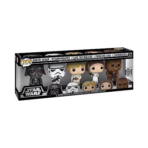 Funko Pop! Vinyl: Star Wars - Darth Vader - 5 Pack - Exclusiva Amazon - Figura de Vinilo Coleccionable - Idea de Regalo- Mercancia Oficial - Juguetes para Niños y Adultos - Movies Fans