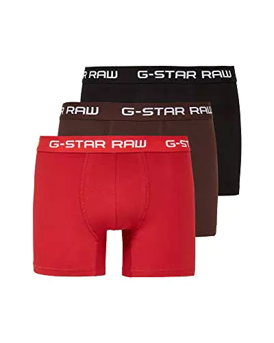 G-Star RAW Classic Trunk Color 3-Pack, Ropa interior para Hombre