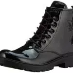 Geox J Casey Girl G, Botines Niñas, Negro
