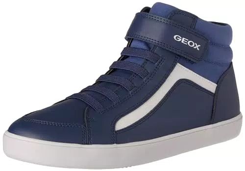 Geox J Gisli Boy C, Zapatillas, Navy Avio