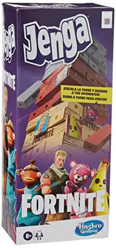 Hasbro Gaming-Fortnite Jenga Fornite, Color no Aplica