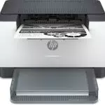 HP LaserJet M209dw 6GW62F, Impresora Láser A4 Monocromo - Impresión a Doble Cara Automática Blanca y Gris