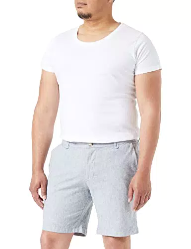 JACK & JONES Jpstpalma Jjlinen-Pantalones Cortos Chinos