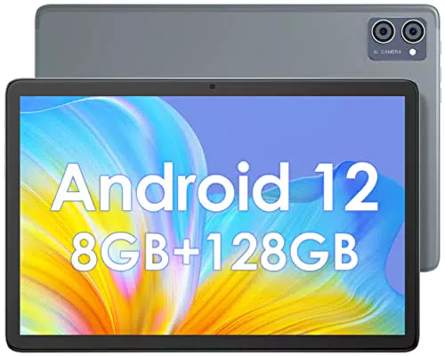 JUMPER Tablet 10 Pulgadas Android 12, 8 GB RAM 128 GB ROM