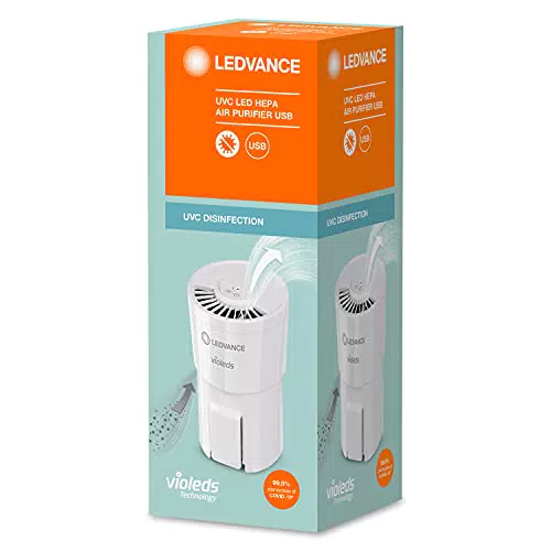 LEDVANCE Purificador de aire UVC HEPA, purificador de aire