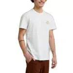 Lee Relaxed Graphic tee Camiseta, Blanco Brillante, XL para Hombre