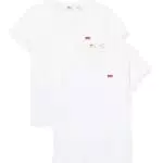 Levi's 2-Pack V-Neck Tee, Camiseta, Mujer, White + & White +