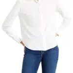 Levi's New Classic Fit Bw Shirt Camisa Mujer, Bright White