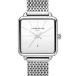 Liebeskind Reloj análogo para Mujer de Cuarzo con Correa en Acero Inoxidable LT-0150-MQ