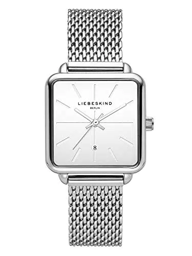 Liebeskind Reloj análogo para Mujer de Cuarzo con Correa en Acero Inoxidable LT-0150-MQ