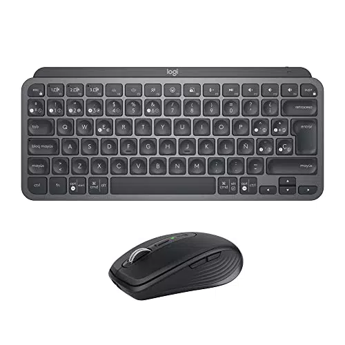 Logitech MX Keys Mini Teclado + MX Anywhere 3 Ratón Inalámbrico