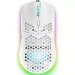 Mars Gaming MMAX Blanco, Ratón Gaming con Cable Ultraligero