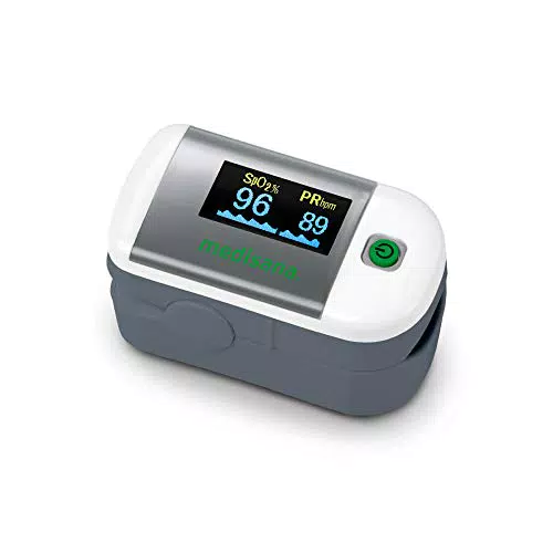 medisana PM 100, oxímetro de pulso, medición de la saturación de oxígeno en la sangre