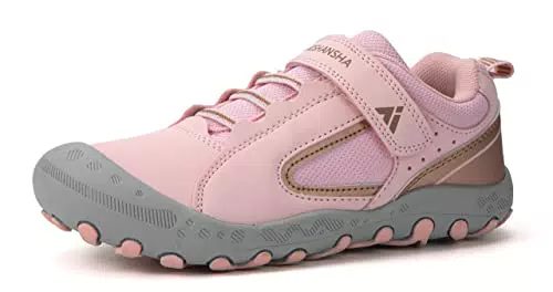 Mishansha Zapatillas de Deporte Niña Transpirable Zapatillas de Senderismo Rosa 35