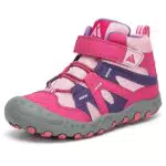 Mishansha Zapatos para Niña Bambas de Deporte Niño Botas de Senderismo Cómodos Calzado de Trekking Rosa