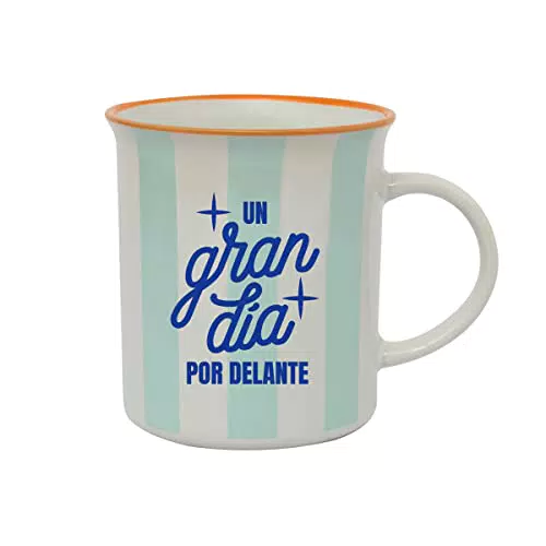 Mr. Wonderful Taza azul - Un gran día por delante