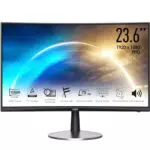 MSI Pro MP242C Monitor Profesional Curvo 23.6 FHD, Curvatura 1500R