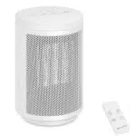 MYCARBON Calefactor Bajo Consumo con Control Remoto 900W/1500W Calefactor Baño con Termostato 18 ℃/23 ℃/28 ℃ Oscilación 60 ° Motor DC Temporizador 8h Silencioso