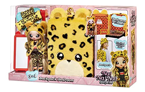 Na! Na! Na! Surprise Set de Juego 3-en-1 Sarah Snuggles - Bolso en Forma de Osito con muñeca de Tela de edición Limitada con Vestido Exclusivo y más - Coleccionable - para niños a Partir de 5 años