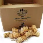 Natural Eco Madera encendedores de Fuego 200 de Lana de Madera Llama Fuego arrancadores por Caja. Ideal para encender Incendios en Estufas