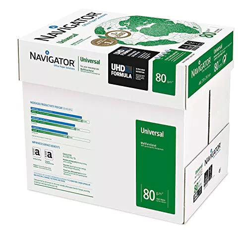 Navigator Universal - Papel multiusos para impresora - A4 80gr - 2500 hojas