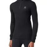 Odlo Hombre Camiseta de manga larga de ropa interior funcional con cremallera ACTIVE WARM ECO