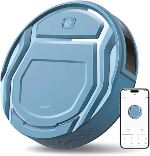 OKP Robot Aspirador, Compatible con App/Alexa/Google