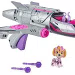 Patrulla Canina - LA SUPERPELÍCULA - Avión Transformable con Figura de Skye Patrulla Canina - con Luces y Sonidos - 6067498 - Juguetes Niños 3 Años +