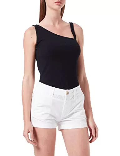 Pepe Jeans Balboa Short, Pantalones cortos Mujer, Blanco