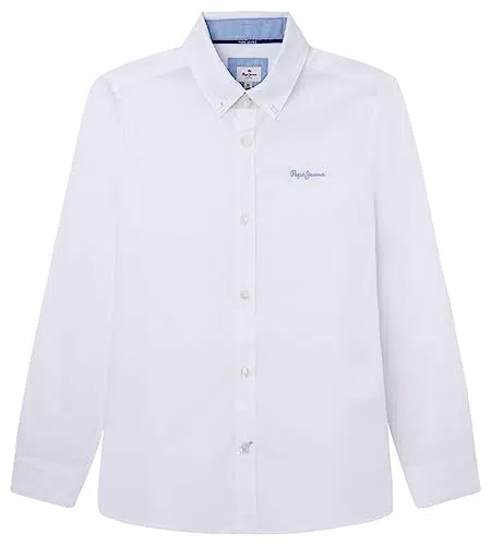 Pepe Jeans Drake Shirt, Blanco, 8 Years Niño