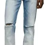 Pepe Jeans Hatch Reg Sunfade Jeans, Azul, para Hombre