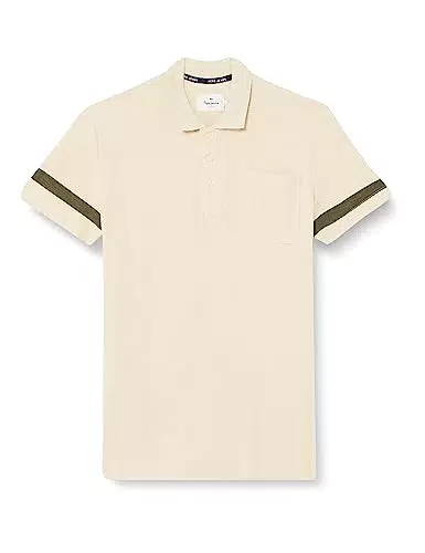 Pepe Jeans Lampton Polo Shirt, Beige, XXL para Hombre