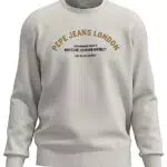 Pepe Jeans Medley Crew Sweatshirt, Blanco, S para Hombre