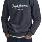 Pepe Jeans Nouvel Sweatshirt, Azul, M para Hombre