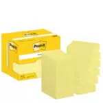Post-it Notas Canary Yellow, Paquete de 12 Blocs de Notas