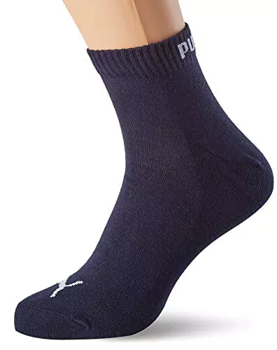 PUMA Quarter, Calcetines Unisex adulto, Azul, 43/46