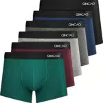 QINCAO Bóxers Ajustados para Hombre, Paquete de 6 Piezas