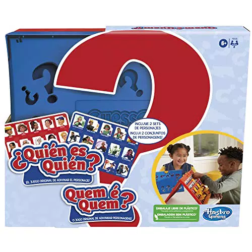 ¿Quién es quién? - El Juego clásico de adivinar el Personaje - Juego de Mesa para niños y niñas a Partir de 6 años - para 2 Jugadores