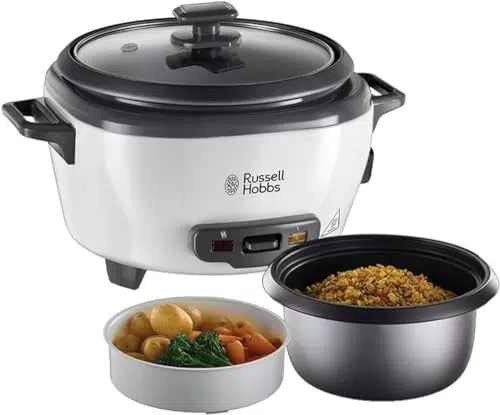 Russell Hobbs Olla arrocera pequeña 0, 8 l cocción lenta para verduras y pescado
