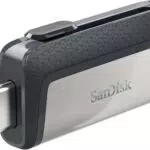 SanDisk 128GB Ultra Dual Drive, Memoria flash USB Type-C con conectores USB Type-C y Type-A reversibles para smartphones
