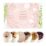 Set Sensual 6 Bombas de Baño Naturales Relajantes, Con Manteca de Karité Aceite de Almendra Dulce y Aceites Esenciales
