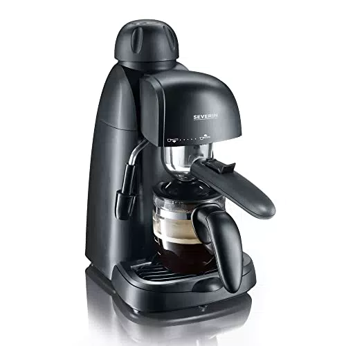 SEVERIN - Cafetera espresso a presión con espumador de leche
