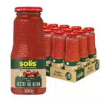 SOLÍS Tomate Frito con Aceite de Oliva Frasco Cristal - Pack de 15 x 360g - Tomate sin gluten
